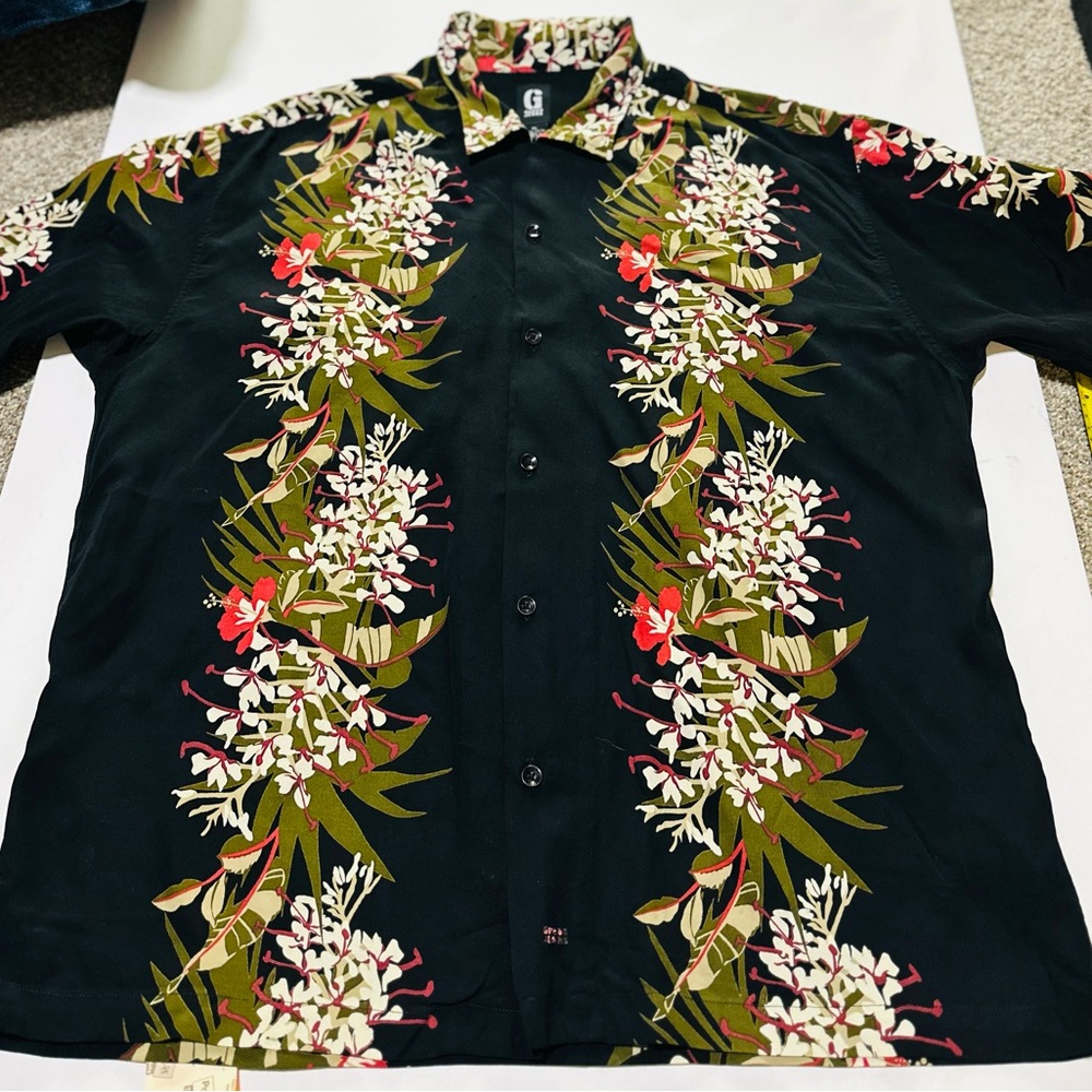 Floral Black Shirt